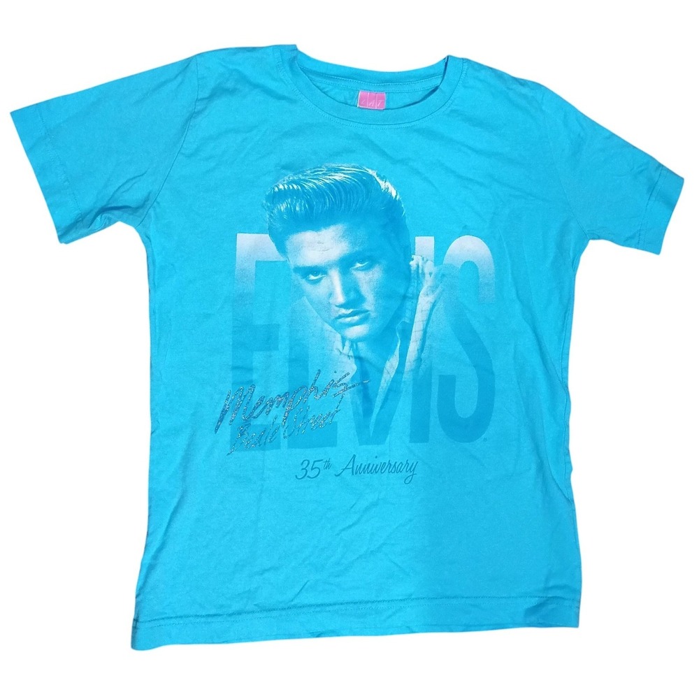 2012 LAT Elvis Memphis Beale Street 35th Anniversary Girls Size Small T-Shirt
